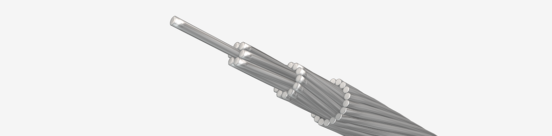 Cables de aluminio con refuerzo de acero galvanizado tipo ACSR